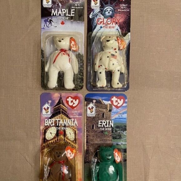 SUPER RARE COLLECTORS SET - TY RONALD MCDONALD HOUSE BEANIE BABIES SET W ERRORS - Picture 4 of 12